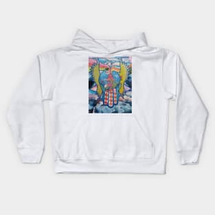 OUR PLANET, OUR FUTURE Hamsa by Harriette Knight Kids Hoodie